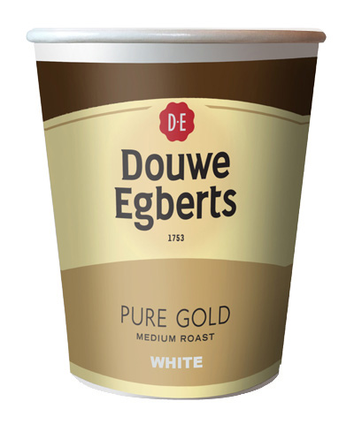 12oz paper incup - Douwe Egberts Pure Gold Coffee